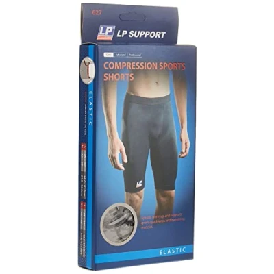 Afbeelding van LP Compressie Liesbroek 627 Zwart Maat L
