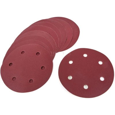 Afbeelding van HBM 180 mm 10 Delige K180 Schuurschijfset tbv Wand Plafondschuurmachine