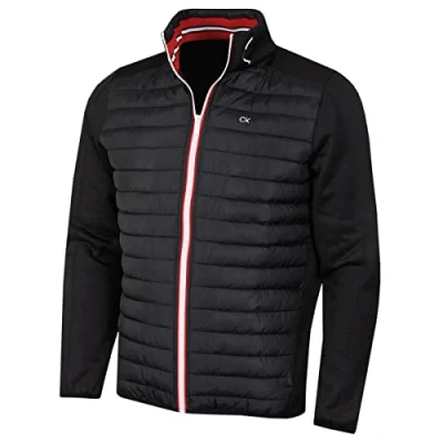 Afbeelding van Calvin Klein hybride herenjack Zwart Rood M