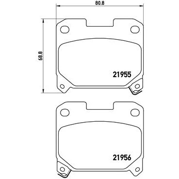 Afbeelding van Brembo Remblokset P 83 091
