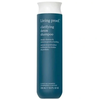 Afbeelding van Living Proof Clarifying Detox Shampoo, dieptereinigingsshampoo voor langdurig schoon haar, verwijdert productafzettingen en zware metalen, dierproefvrij, zonder parabenen, siliconen, sulfaten, 236 ml
