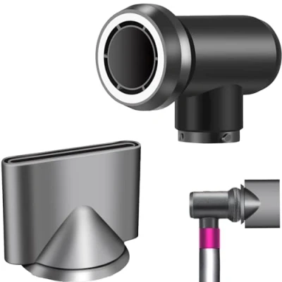 Afbeelding van Stylingmondstuk en adapter voor Dyson Airwrap Styler, opzetstuk Styler om te zetten in een föhn