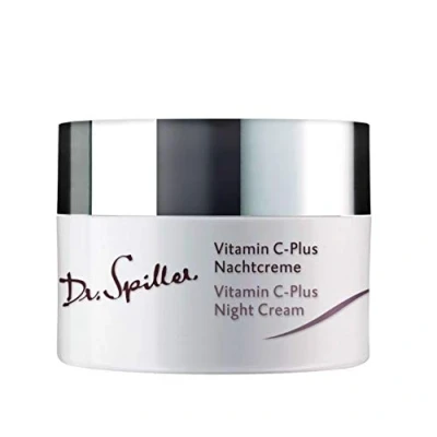 Afbeelding van Dr. Spiller Vitamine C Plus nachtcrème in W/O emulsie lipidengehalte 24% regeneratie &#039;s nachts roze zachte huid door afschilfering van kleine huidcellen voor een gezonde