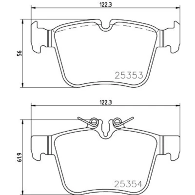 Afbeelding van Brembo Remblokset P 50 122