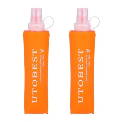 Afbeelding van UTOBEST Zachte Fles TPU Opvouwbare Running Water Flessen Hydratatie Flessen, 2PCS