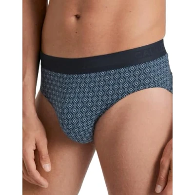 Afbeelding van Calida Grafic MIT Softgummibund Slip, Heren, Maat: Small, Dark sapphire