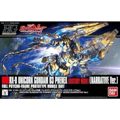 Afbeelding van Gundam: High Grade Unicorn Gundam 03 Phenex Destroy Mode Narrative Ver. 1:144 Model Kit