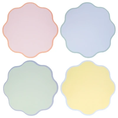 Afbeelding van meri placemats golvend rond 12st