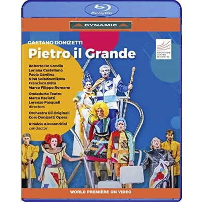 Afbeelding van Fabio Tartari, Orchestra Gli Originali, Coro Donizetti Opera Donizetti: Pietro Il Grande (Blu ray)