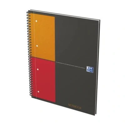 Afbeelding van Oxford INTERNATIONAL Notebook, 160 bladzijden, ft A4+, geruit 5 mm schrift