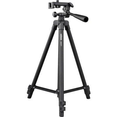 Afbeelding van DÖRR Smarty driepootstatief, 1/4 inch werkhoogte = 40,5 112 cm, zwart, incl. smartphonehouder,
