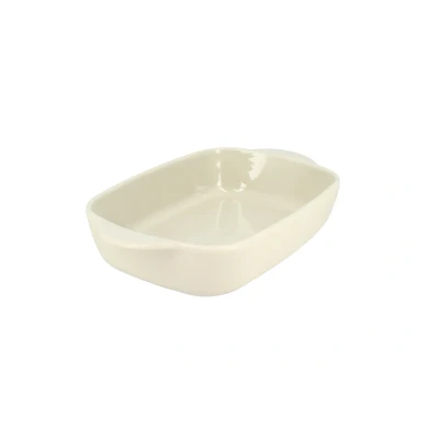 Afbeelding van OGO living Octave Ovenschaal 27x16,5cm Beige Aardewerk