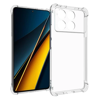 Afbeelding van Xiaomi Poco X6 Pro Hoesje Siliconen en TPU (zacht) iMoshion Backcover/Softcase Transparant Telefoonhoesje