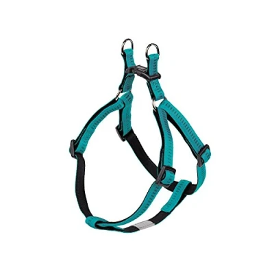 Afbeelding van Nobby Harnas Soft Grip, Borst: 50 72 cm/ 20 mm, Turquoise