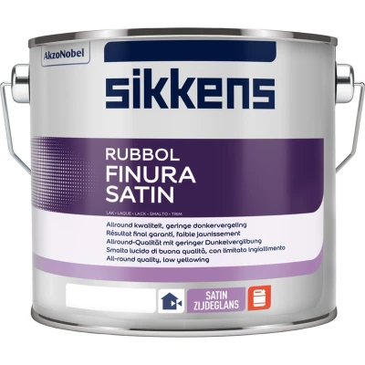 Afbeelding van Sikkens Rubbol Finura Satin Lak 2,5 liter Mengbaar