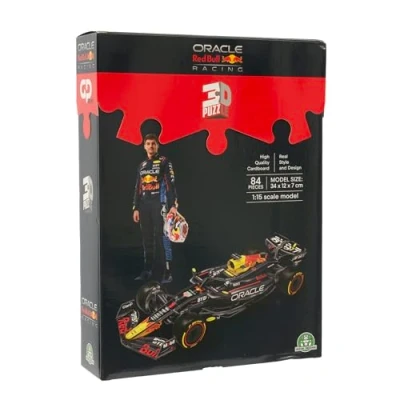 Afbeelding van GP Sport, 3D puzzel, Formule 1 Red Bull, 84 delig, REP00, zwart