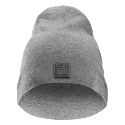 Afbeelding van Snickers 9009 Merino Wol Beanie Gemeleerd Grijs