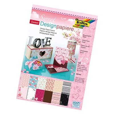 Afbeelding van Designpapier Folia sweet