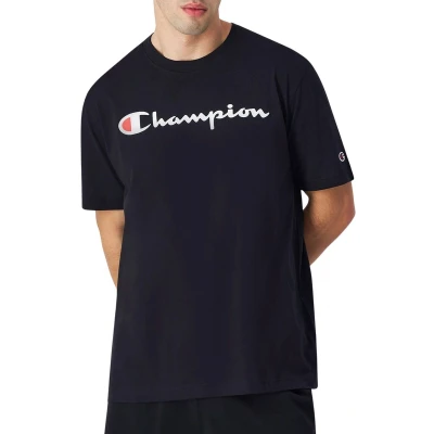 Afbeelding van Champion Icons Crewneck Tshirt print, Heren, Maat: Large, Black