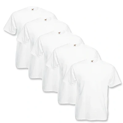 Afbeelding van Fruit of the Loom Original T shirts voor heren, 5 stuks, 4XL