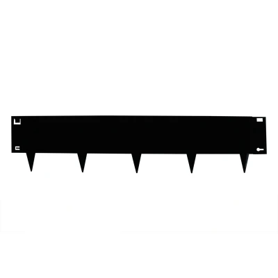 Afbeelding van Borderrand Zwart stalen Kantopsluiting 24 x 106 cm Flexibel Per Stuk
