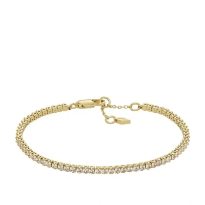 Afbeelding van Fossil Damesarmband in messing met karabijnsluiting