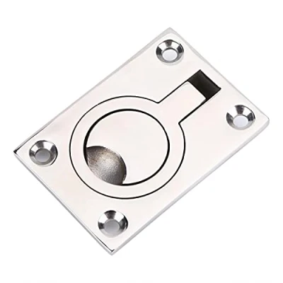 Afbeelding van Ring Handvat Flush Hatch Locker kabinet Pull Lift Boot Marine Yacht Hardware Roestvrijstaal