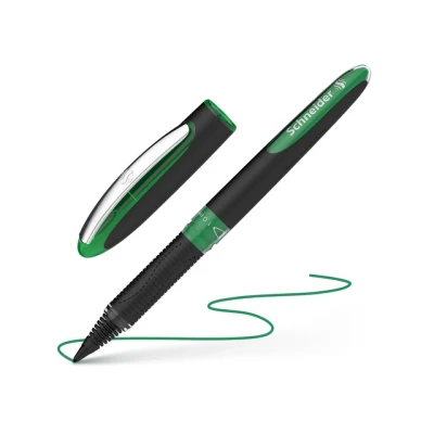 Afbeelding van 10x Rollerball Schneider One Sign pen groen