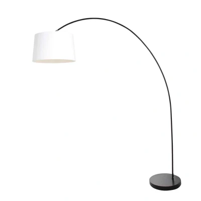 Afbeelding van Steinhauer Booglamp Solva met witte kap 3903ZW