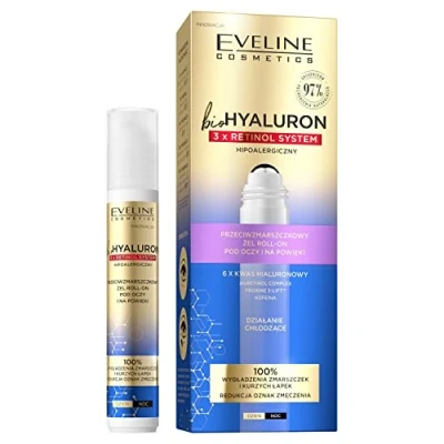 Afbeelding van Eveline Cosmetics BioHyaluron 3x Retinol System Roll On 15ml.