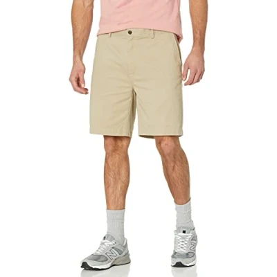 Afbeelding van Amazon Essentials Men&#039;s Korte broek met binnenbeenlengte van 23 cm en klassieke pasvorm, Lichtbruin, 33