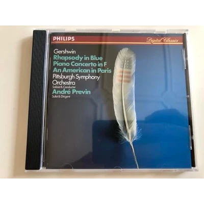 Afbeelding van Gershwin: Rhapsody in Blue, Piano Concerto / Andre Previn