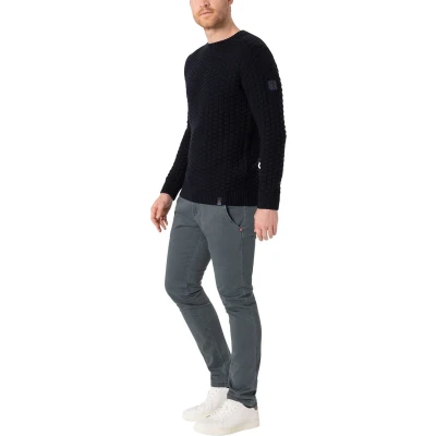 Afbeelding van TIMEZONE Heren Chino Broek slim JANNOTZ Antraciet 34W / 34L Volwassenen
