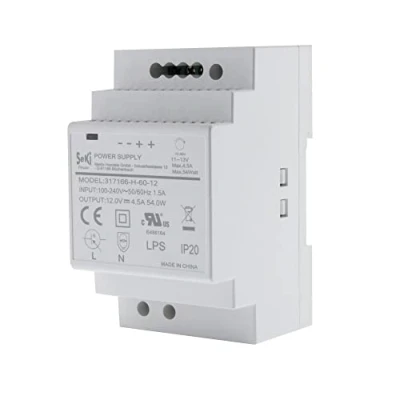 Afbeelding van SeKi DIN rail voeding H 60 12 12V 4,5A 54W