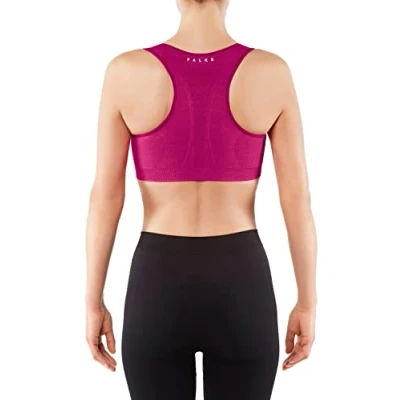 Afbeelding van FALKE Madison Sportbeha voor dames, laag ondersteunend, functioneel materiaal, zwart wit, veel andere kleuren, sportbeha, ademend, zeer elastisch, kleine tot middelgrote cups, dubbellaags, strijkloos, 1 stuk
