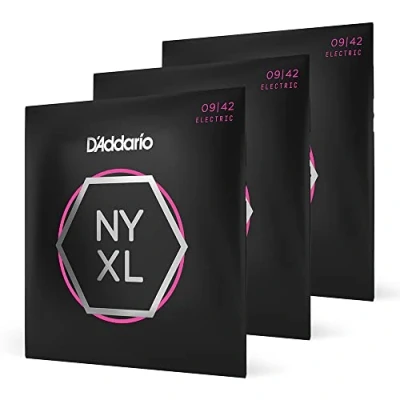 Afbeelding van D&#039;Addario NYXL0942 3P 09 42 Carbon Steel Alloy 3 Pack