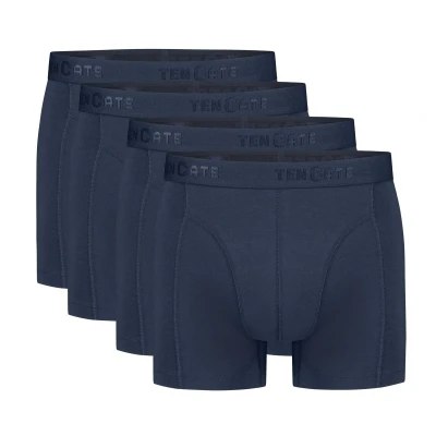 Afbeelding van Ten Cate Basics shorts navy 4 pack voor Heren Maat XXL