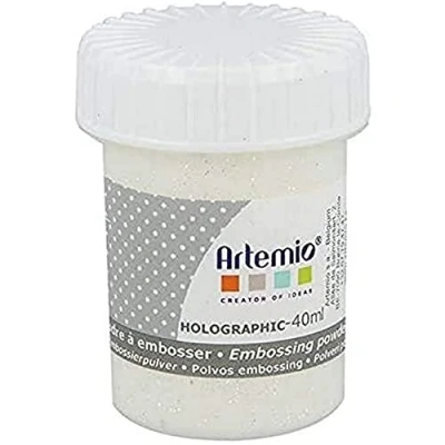 Afbeelding van MegaCrea Embossing poeder, holografisch 40 ml Artémio
