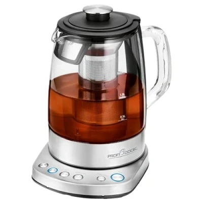 Afbeelding van ProfiCook WKS 1167G 2 in 1 waterkoker en theezetter 1.5 liter 2200 W WiFi