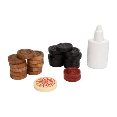 Afbeelding van GICO Carrom stenen complete set, MB Economy Class 2101