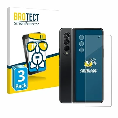 Afbeelding van BROTECT Glas Screen Protector voor Samsung Galaxy Z Fold 3 5G (Voor+Camera) (3 Stuks) Schermbeschermer [9H Hardheid, Beschermglas Folie niet Glas]