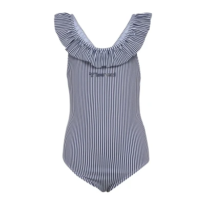 Afbeelding van Hummel Badpak voor kinderen, Maat: 104, Navy blazer bright white