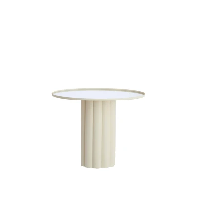 Afbeelding van Light &amp; Living Bijzettafel ROSARIO Ø70.5x54cm Wit