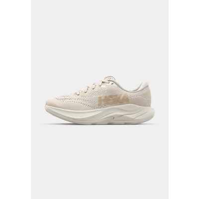 Afbeelding van HOKA Rincon 4 Hardloopschoenen voor op de weg, Dames, Maat: 38 2/3, Vanilla/birch Textiel/ synthetisch