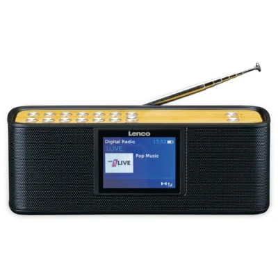 Afbeelding van Lenco PDR 045BK DAB+ radio met Bluetooth® 5.0, zwart