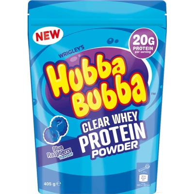 Afbeelding van Hubba Bubba Clear Whey 405gr Blue Raspberry
