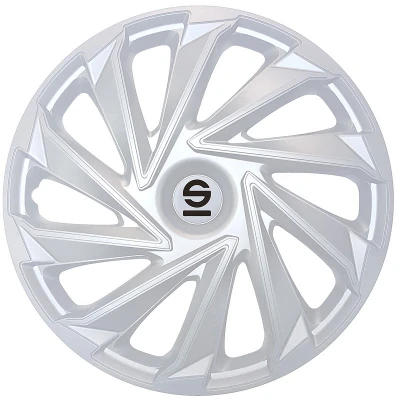 Afbeelding van Sparco 4 Delige Wieldoppenset Varese 16 inch zilver