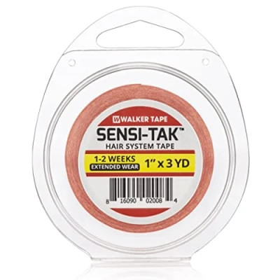 Afbeelding van Sensi Tak 1 &quot;x3yards Zelfklevende dubbelzijdige Walker tape voor pruiken Toupetjes haartape