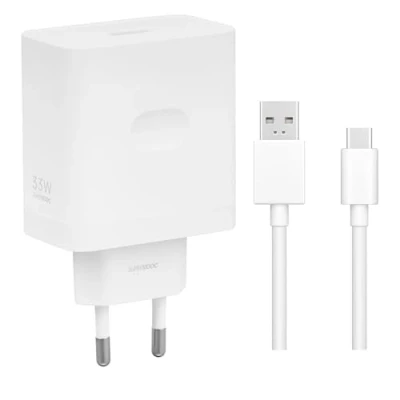 Afbeelding van Supervooc Superdart Oplader, 33 W, VCB3HDEH snellader, USB C, oplaadkabel, adapter voor Oppo Find X6, X5, X5 Pro, X3, Neo Lite, X2, X2 A96, A94, Reno 9, 8, 7, 6