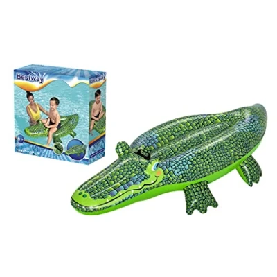 Afbeelding van Opblaasfiguur zwembad Bestway Krokodil (Ride on, 148 x 68 cm)